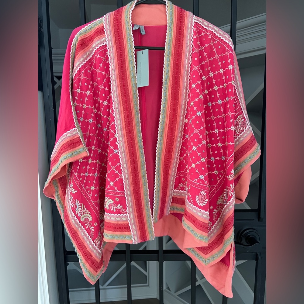 Bl^nk London Anthropologie Mixed Textile Shrug
